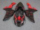 Carene Kawasaki ZX10R 2006-2007 - Nero Rosso Carene Kawasaki ZX10R 2006-2007 - Nero Rosso
