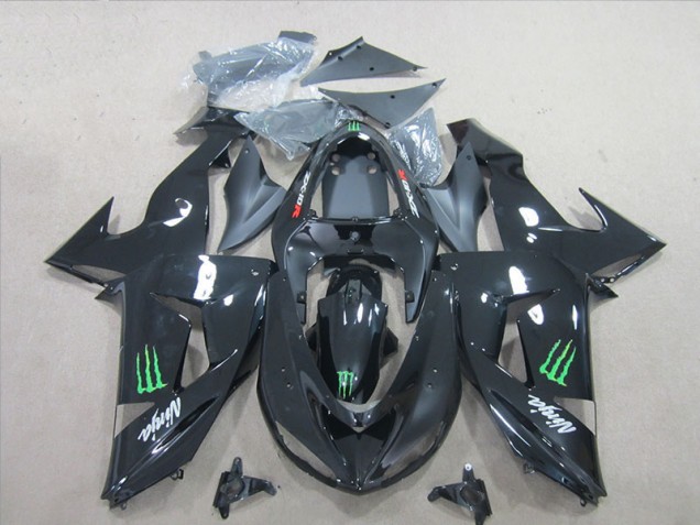 Carene Kawasaki ZX10R 2006-2007 - Nero Verde Monster Ninja Carene Kawasaki ZX10R 2006-2007 - Nero Verde Monster Ninja