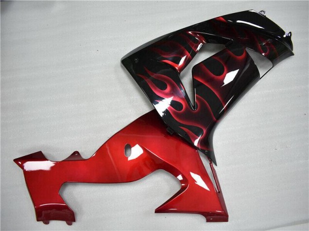 Carene Kawasaki ZX10R 2006-2007 - Rosso Fiamma Carene Kawasaki ZX10R 2006-2007 - Rosso Fiamma