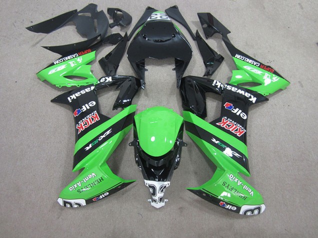 Carene Kawasaki ZX10R 2008-2010 - Nero Verde Carene Kawasaki ZX10R 2008-2010 - Nero Verde
