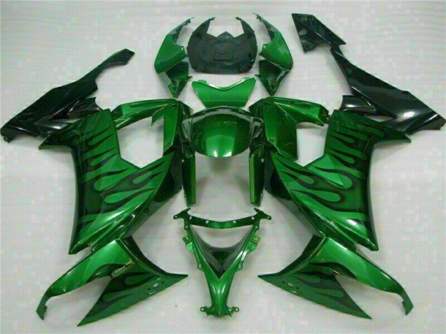 Carene Kawasaki ZX10R 2008-2010 - Verde Fiamma Carene Kawasaki ZX10R 2008-2010 - Verde Fiamma
