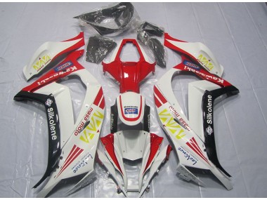 Carene Kawasaki ZX10R 2011-2015 - Bianco Rosso Silkolene