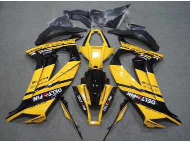 Carene Kawasaki ZX10R 2011-2015 - Giallo Nero Delt Fin