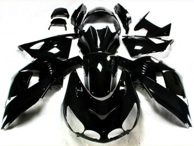 Carene Kawasaki ZX14R ZZR 1400 2006-2011 - Lucido Nero