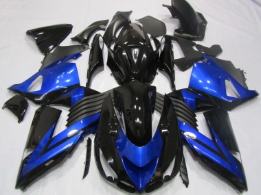 Carene Kawasaki ZX14R ZZR 1400 2006-2011 - Nero Blu