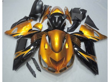 Carene Kawasaki ZX14R ZZR 1400 2006-2011 - Nero Oro