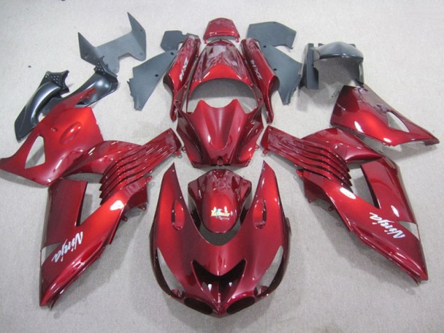 Carene Kawasaki ZX14R ZZR 1400 2006-2011 - Rosso Bianco Ninja Decal Carene Kawasaki ZX14R ZZR 1400 2006-2011 - Rosso Bianco Ninja Decal