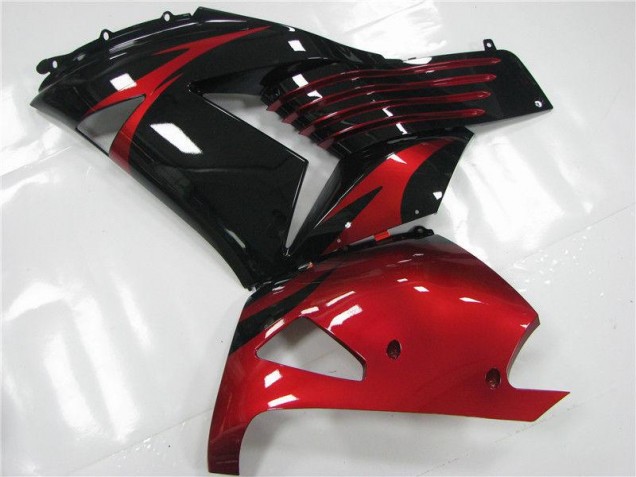 Carene Kawasaki ZX14R ZZR 1400 2006-2011 - Rosso Nero Carene Kawasaki ZX14R ZZR 1400 2006-2011 - Rosso Nero