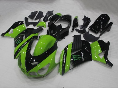 Carene Kawasaki ZX14R ZZR 1400 2006-2011 - Verde Monster