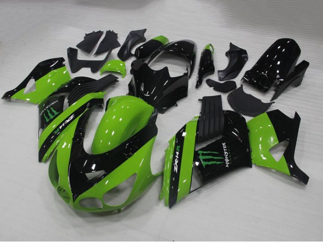 Carene Kawasaki ZX14R ZZR 1400 2006-2011 - Verde Monster Carene Kawasaki ZX14R ZZR 1400 2006-2011 - Verde Monster