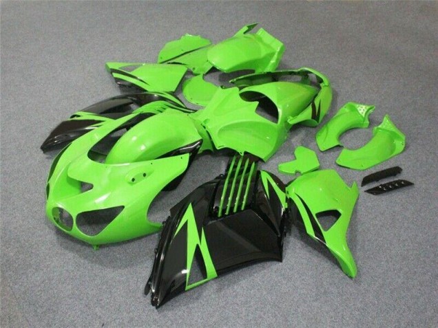 Carene Kawasaki ZX14R ZZR 1400 2006-2011 - Verde Nero Carene Kawasaki ZX14R ZZR 1400 2006-2011 - Verde Nero