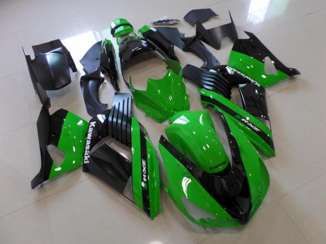 Carene Kawasaki ZX14R ZZR 1400 2006-2011 - Verde & Nero Carene Kawasaki ZX14R ZZR 1400 2006-2011 - Verde & Nero