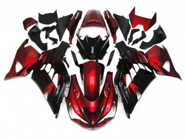 Carene Kawasaki ZX14R ZZR 1400 2012-2021 - Rosso Nero