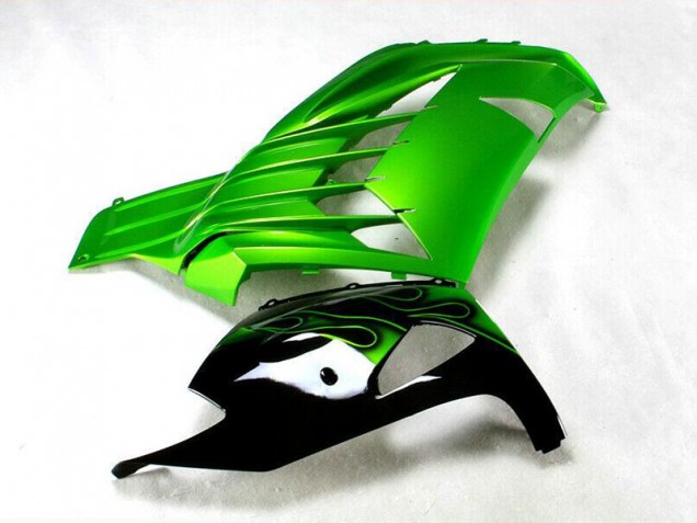 Carene Kawasaki ZX14R ZZR 1400 2012-2021 - Verde Nero Carene Kawasaki ZX14R ZZR 1400 2012-2021 - Verde Nero