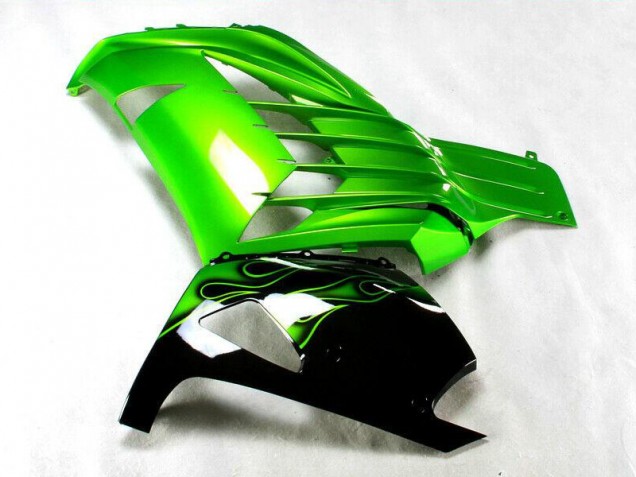Carene Kawasaki ZX14R ZZR 1400 2012-2021 - Verde Nero Carene Kawasaki ZX14R ZZR 1400 2012-2021 - Verde Nero