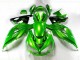 Carene Kawasaki ZX14R ZZR 1400 2012-2021 - Verde Nero Carene Kawasaki ZX14R ZZR 1400 2012-2021 - Verde Nero
