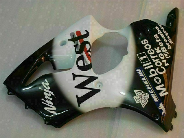 Carene Kawasaki ZX6R 2000-2002 - Nero West Ninja Carene Kawasaki ZX6R 2000-2002 - Nero West Ninja