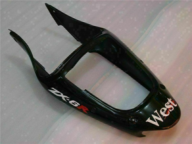 Carene Kawasaki ZX6R 2000-2002 - Nero West Ninja Carene Kawasaki ZX6R 2000-2002 - Nero West Ninja