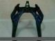 Carene Kawasaki ZX6R 2000-2002 - Nero con Blu Fiamma Carene Kawasaki ZX6R 2000-2002 - Nero con Blu Fiamma
