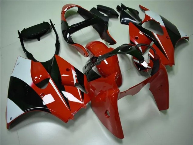 Carene Kawasaki ZX6R 2000-2002 - Rosso Nero Bianco Carene Kawasaki ZX6R 2000-2002 - Rosso Nero Bianco