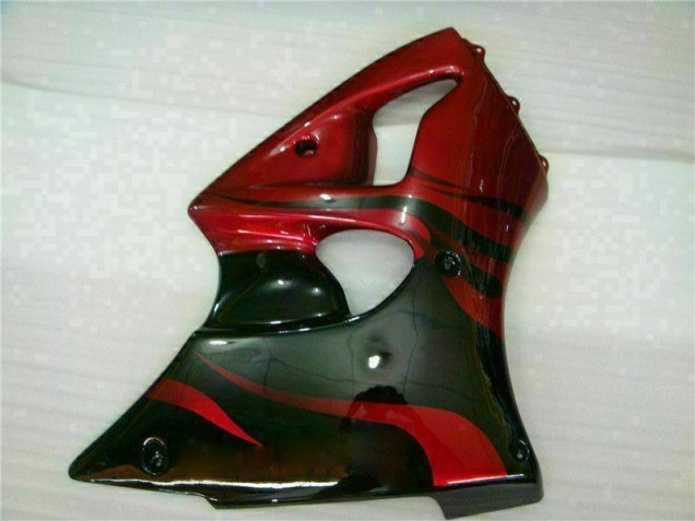 Carene Kawasaki ZX6R 2000-2002 - Rosso Nero