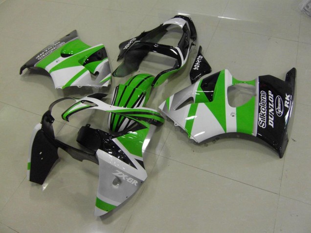 Carene Kawasaki ZX6R 2000-2002 - Verde Bianco Banda Carene Kawasaki ZX6R 2000-2002 - Verde Bianco Banda