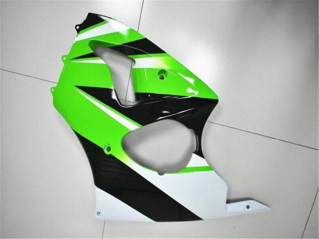 Carene Kawasaki ZX6R 2000-2002 - Verde Bianco Nero Carene Kawasaki ZX6R 2000-2002 - Verde Bianco Nero