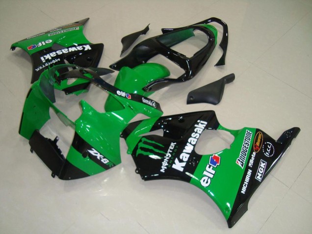 Carene Kawasaki ZX6R 2000-2002 - Verde Monster Carene Kawasaki ZX6R 2000-2002 - Verde Monster