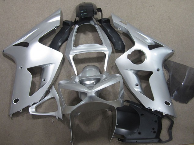Carene Kawasaki ZX6R 2003-2004 - Argento Carene Kawasaki ZX6R 2003-2004 - Argento