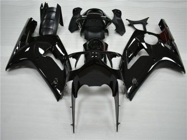 Carene Kawasaki ZX6R 2003-2004 - Lucido Nero