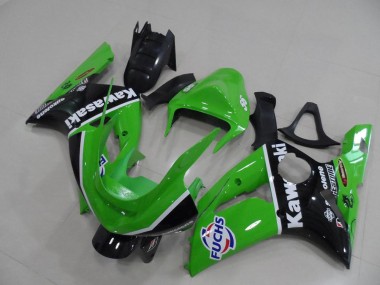 Carene Kawasaki ZX6R 2003-2004 - Verde Fuchs
