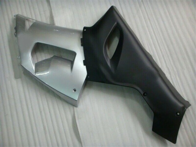 Carene Kawasaki ZX6R 2005-2006 - Argento Nero Carene Kawasaki ZX6R 2005-2006 - Argento Nero