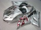 Carene Kawasaki ZX6R 2005-2006 - Argento Rosso Fiammas Carene Kawasaki ZX6R 2005-2006 - Argento Rosso Fiammas