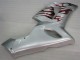 Carene Kawasaki ZX6R 2005-2006 - Argento Rosso Fiammas Carene Kawasaki ZX6R 2005-2006 - Argento Rosso Fiammas