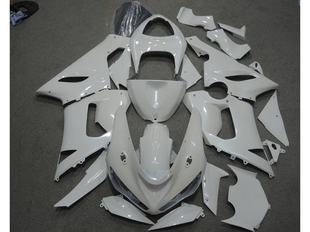 Carene Kawasaki ZX6R 2005-2006 - Bianco Carene Kawasaki ZX6R 2005-2006 - Bianco