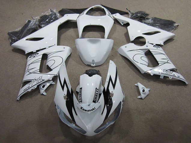 Carene Kawasaki ZX6R 2005-2006 - Bianco Ninja 636 Carene Kawasaki ZX6R 2005-2006 - Bianco Ninja 636