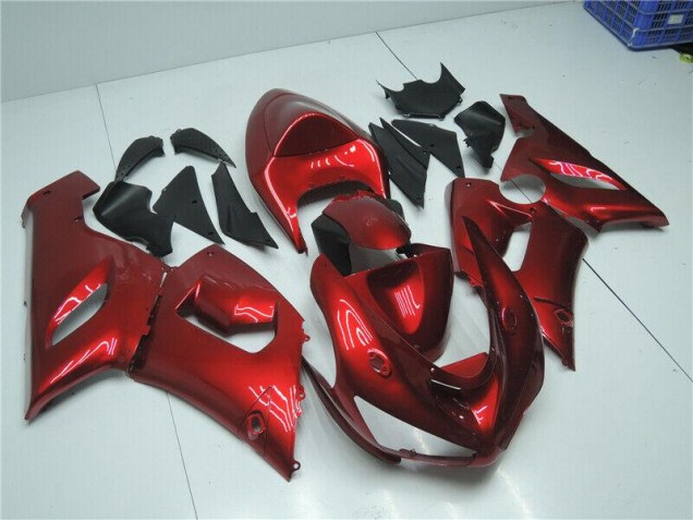 Carene Kawasaki ZX6R 2005-2006 - Caramella Rosso Carene Kawasaki ZX6R 2005-2006 - Caramella Rosso