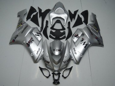Carene Kawasaki ZX6R 2007-2008 - Argento West