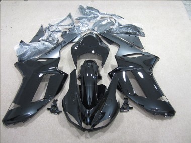 Carene Kawasaki ZX6R 2007-2008 - Nero Argento
