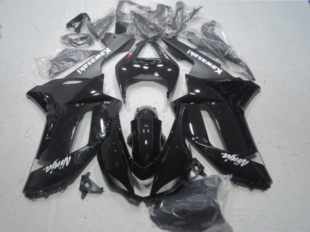 Carene Kawasaki ZX6R 2007-2008 - Nero Bianco Ninja Carene Kawasaki ZX6R 2007-2008 - Nero Bianco Ninja