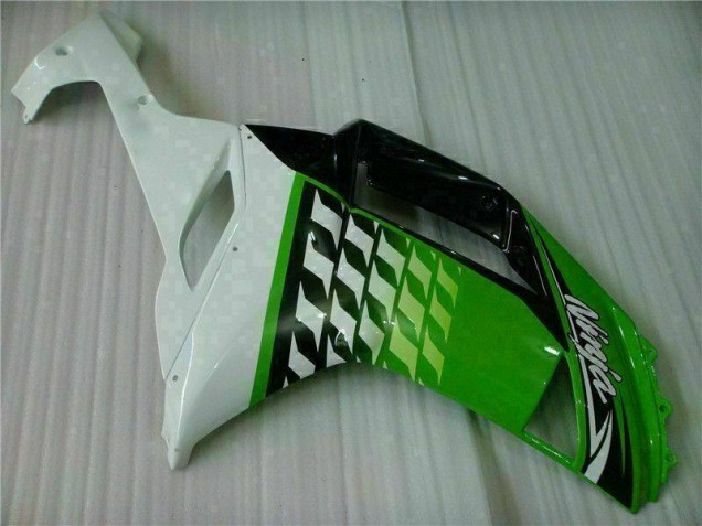 Carene Kawasaki ZX6R 2007-2008 - Verde Bianco Ninja
