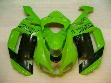 Carene Kawasaki ZX6R 2007-2008 - Verde Nero Dunlop