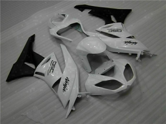 Carene Kawasaki ZX6R 2009-2012 - Bianco Nero Ninja Carene Kawasaki ZX6R 2009-2012 - Bianco Nero Ninja