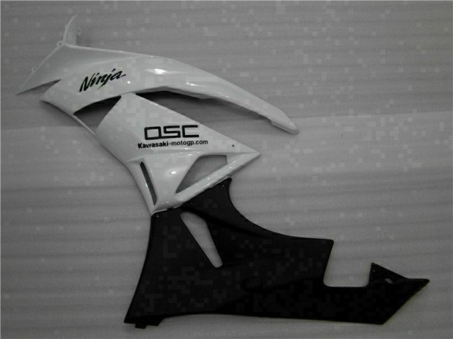 Carene Kawasaki ZX6R 2009-2012 - Bianco Nero Ninja Carene Kawasaki ZX6R 2009-2012 - Bianco Nero Ninja