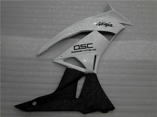 Carene Kawasaki ZX6R 2009-2012 - Bianco Nero Ninja Carene Kawasaki ZX6R 2009-2012 - Bianco Nero Ninja