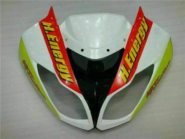 Carene Kawasaki ZX6R 2009-2012 - Bianco Rosso H. Energy Carene Kawasaki ZX6R 2009-2012 - Bianco Rosso H. Energy