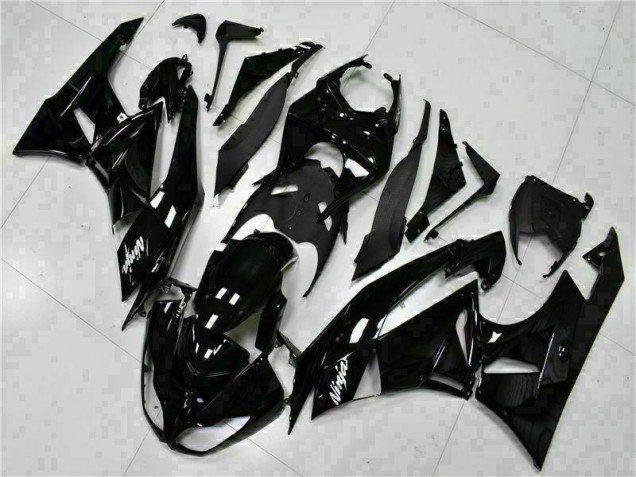 Carene Kawasaki ZX6R 2009-2012 - Nero Bianco Ninja Carene Kawasaki ZX6R 2009-2012 - Nero Bianco Ninja