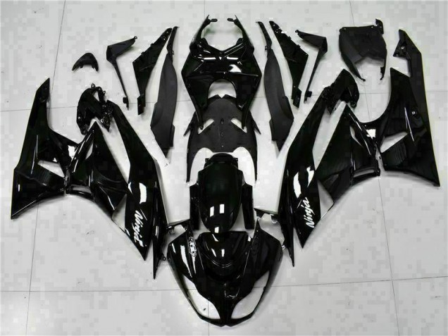 Carene Kawasaki ZX6R 2009-2012 - Nero Bianco Ninja Carene Kawasaki ZX6R 2009-2012 - Nero Bianco Ninja