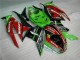 Carene Kawasaki ZX6R 2009-2012 - Nero Rosso Verdecard Carene Kawasaki ZX6R 2009-2012 - Nero Rosso Verdecard