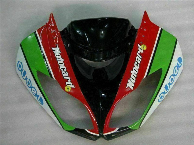 Carene Kawasaki ZX6R 2009-2012 - Nero Rosso Verdecard Carene Kawasaki ZX6R 2009-2012 - Nero Rosso Verdecard